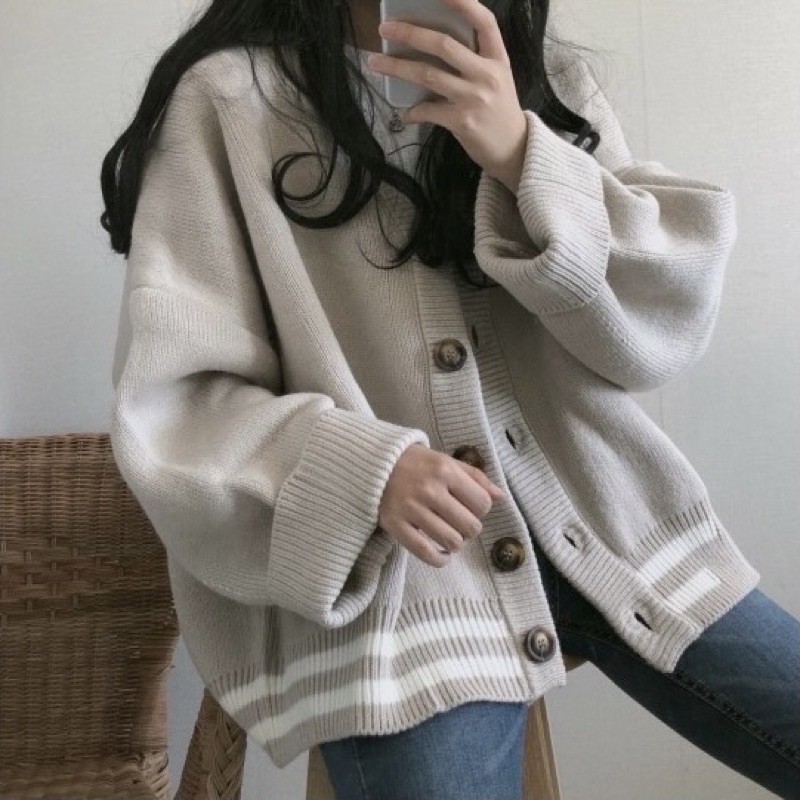 Áo khoác len style Hàn quốc