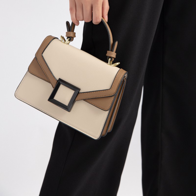 [Mã WABRWB24 giảm 30K đơn 99K] Túi Xách Nữ Hộp Khoá Vuông Size 19 HAPAS - TSN19264 | BigBuy360 - bigbuy360.vn