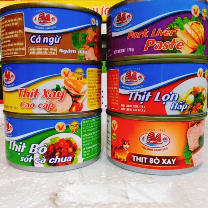 Đồ hộp Hạ Long 170-175g