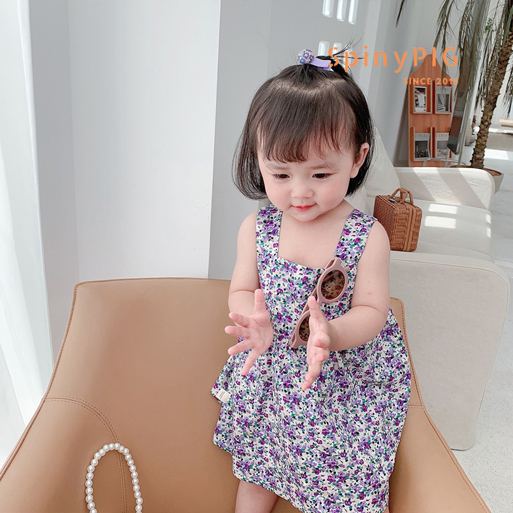 Váy cho bé gái 0-2 tuổi hoa bi phong cách Hàn Quốc cực dễ thương hàng đẹp