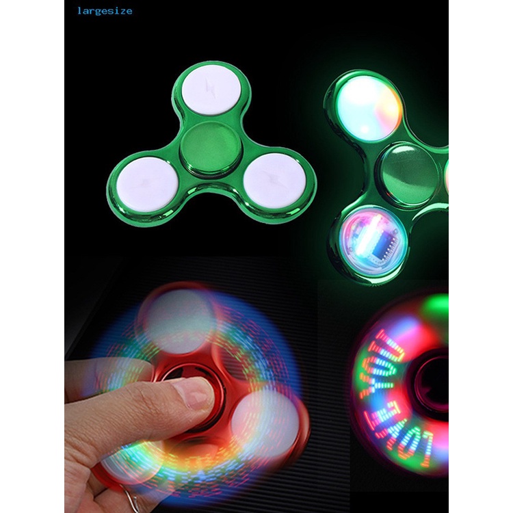 Con quay đồ chơi spinner bằng ABS có đèn led & hiệu ứng ánh sáng giúp giảm căng thẳng