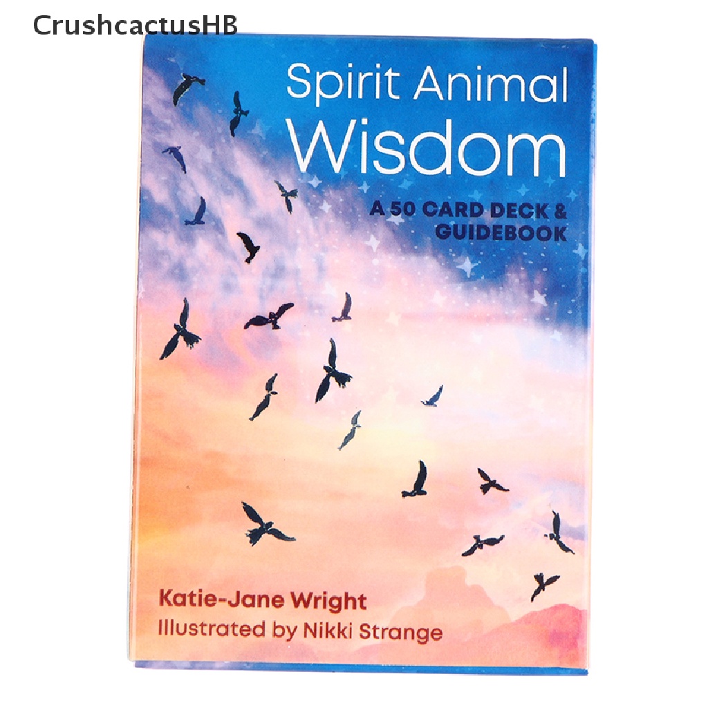 [CrushcactusHB] Spirit Animal Wisdom Oracle Card Tarot Prophecy Divination Deck Party Board Game Hot Sell
