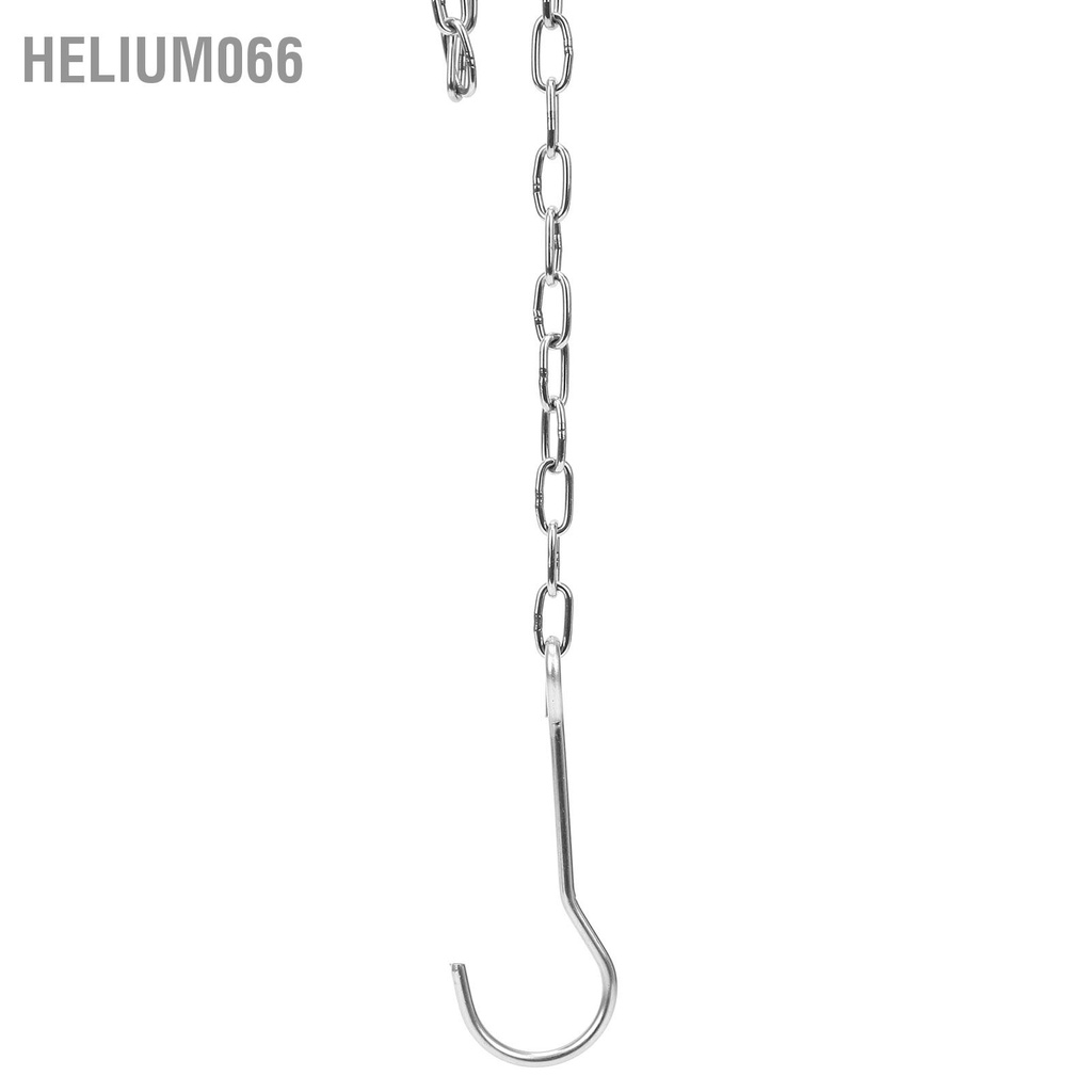 Helium066 Giá đỡ ba chân nồi bằng thép không gỉ Chuỗi di động cho các công cụ nấu ăn cắm trại ngoài trời