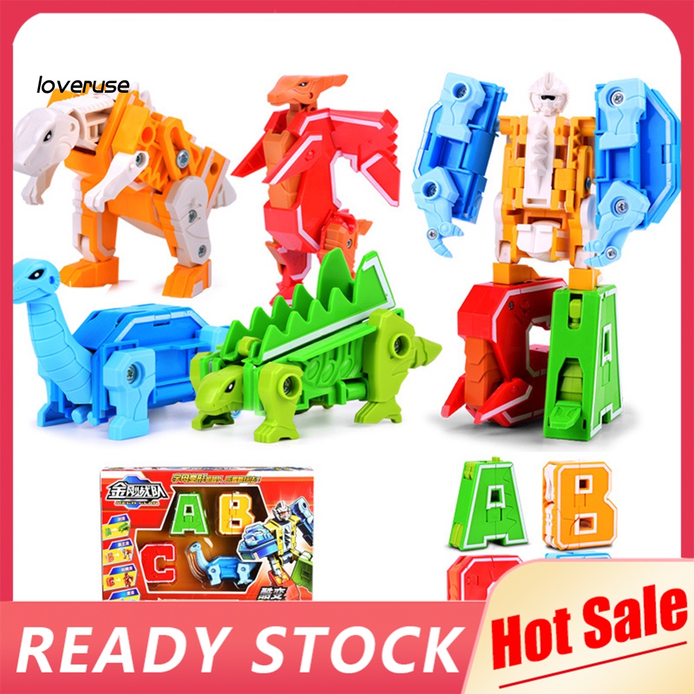 Đồ Chơi Robot Biến Hình Chữ Cái Tiếng Anh / LO / A-G