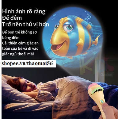 Đèn pin 80 hình -Đèn pin chiếu hình ngộ nghĩnh -  ĐÈN PIN CHIẾU HÌNH CHO BÉ LOẠI 1