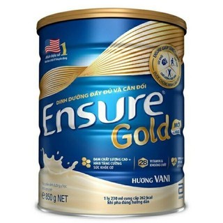Sữa Ensure gold 850g hương vani date mới 2022
