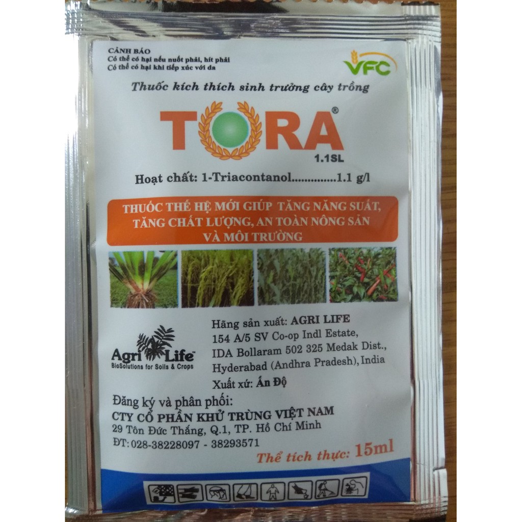 TORA kích sinh trưởng cây trồng - gói 15 ml