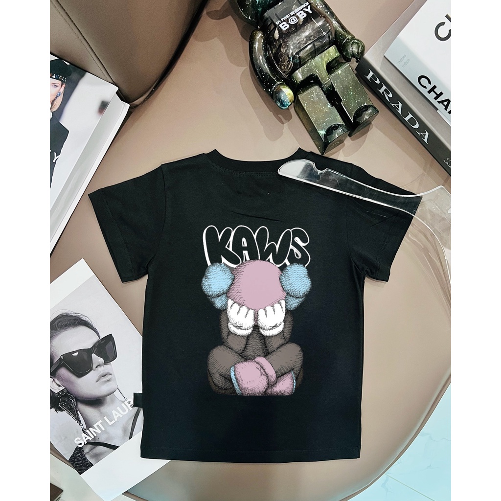 Áo thun tay lỡ Kaw new cho bé , áo phông trẻ em unisex , Kid_genz