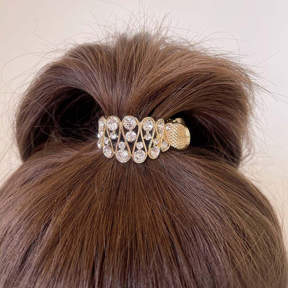 LILYES Women's Hair Claw Fashion Temperament Hair Accessories Summer Korean Style Hairpin High Ponytail Crab Clip Pearl Barrette