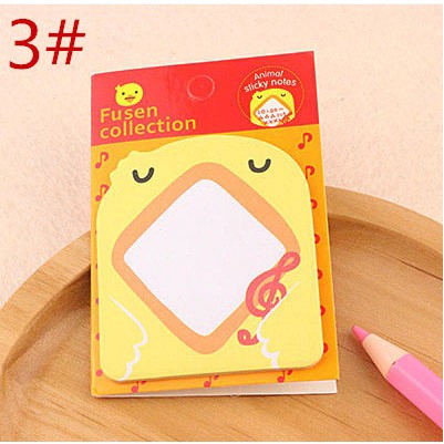 Giấy ghi chú hình động vật dễ thương