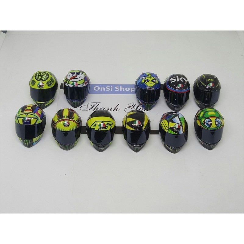 Mô hình mũ nón fullface helmet tỉ lệ 1/12