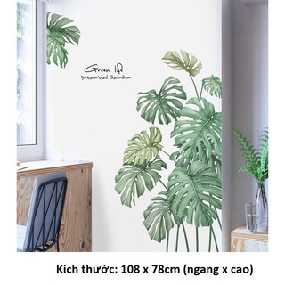 Decal dán tường nhiều mẫu, tranh dán tường giấy PVC cao cấp hàng đẹp