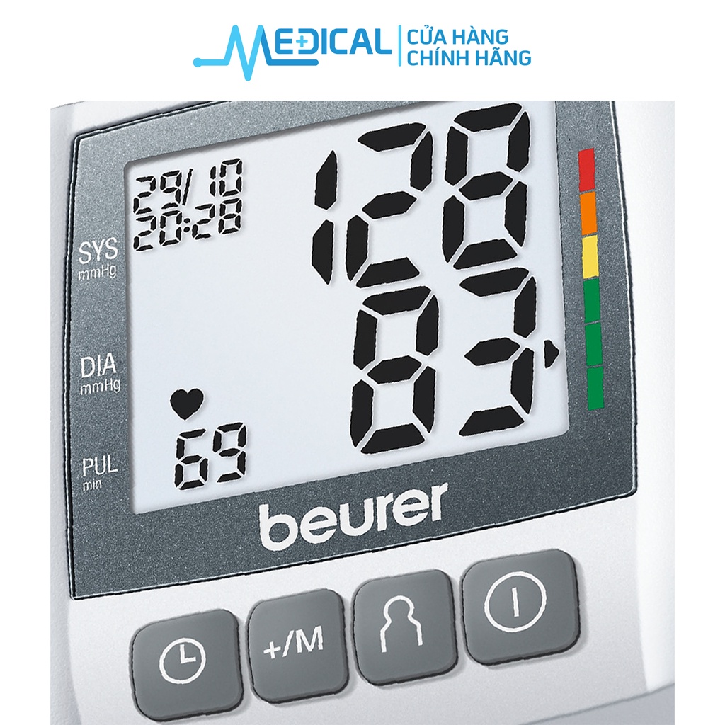 Máy đo huyết áp điện tử cổ tay (sử dụng pin) BEURER BC30 bảo hành 3 năm chính hãng - MEDICAL