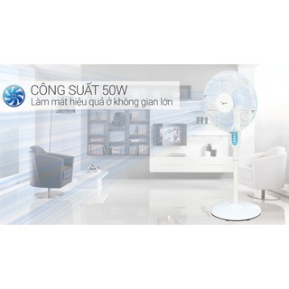 Quạt đứng thời trang midea fs4011v