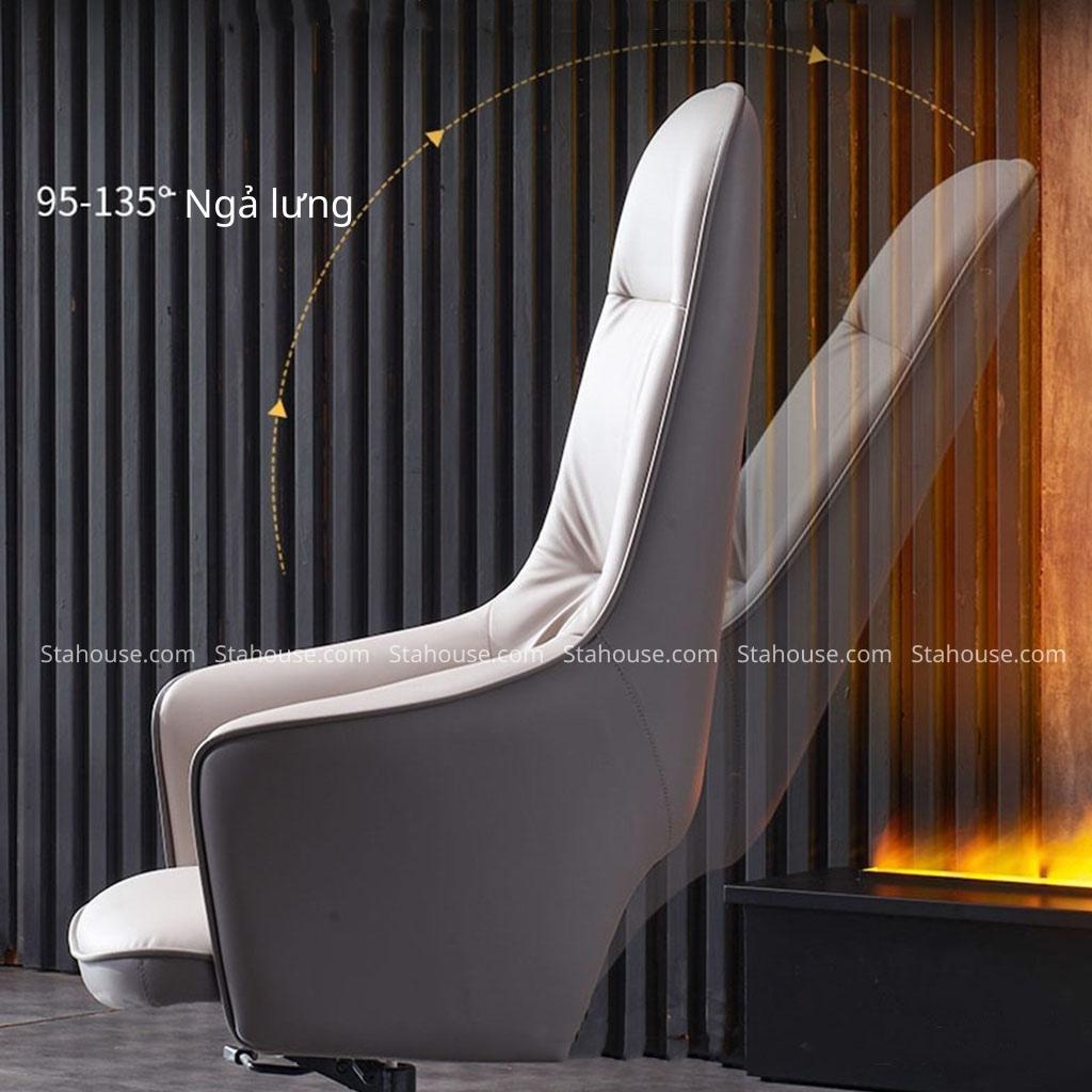 Ghế Giám Đốc Da PU Chân Xoay Làm Việc Tại Văn Phòng - GD36