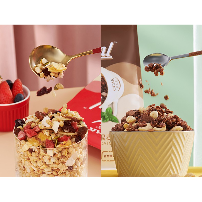 Ngũ cốc Ocak Tiêu Chiến, gói 40g tiện lợi cho bữa sáng, nhiều dinh dưỡng và hỗ trợ giảm cân