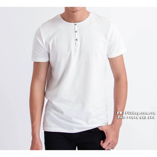 Áo thun Henley tay ngắn