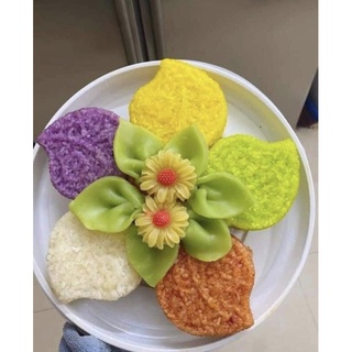 Khuôn trung thu lá 5 mặt làm xôi đậu