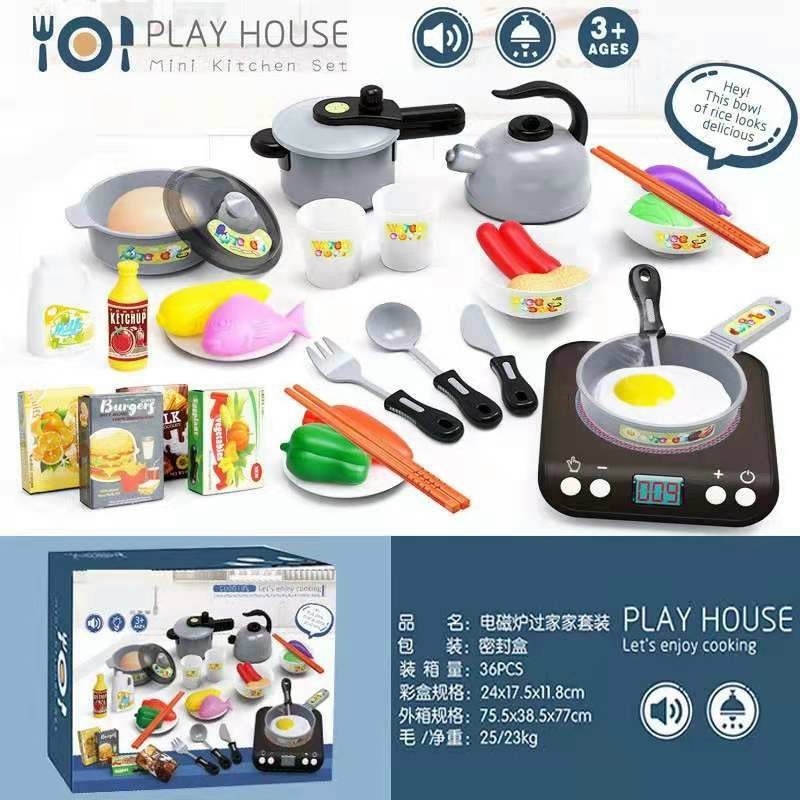 [FREESHIP] Bộ Đồ Chơi Nấu Ăn 36 Hộp Nhỏ Chi Tiết Hàng Đẹp, Nhựa An Toàn Cho Bé Thỏa Sức Sáng Tạo.