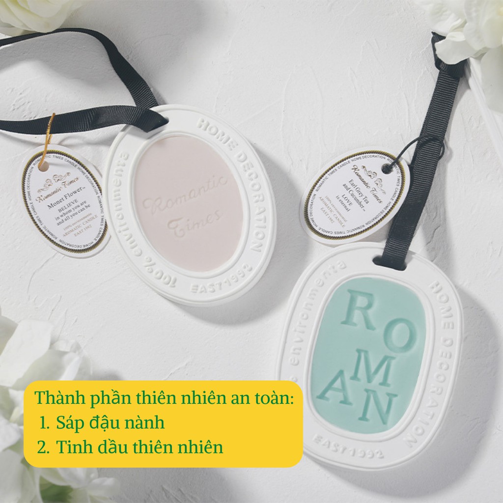 Sáp Nến Thơm Phòng Tủ Quần Áo Tinh Dầu Thiên Nhiên Treo Xe Hơi Khử Mùi Thơm Nhà Aroma ST06