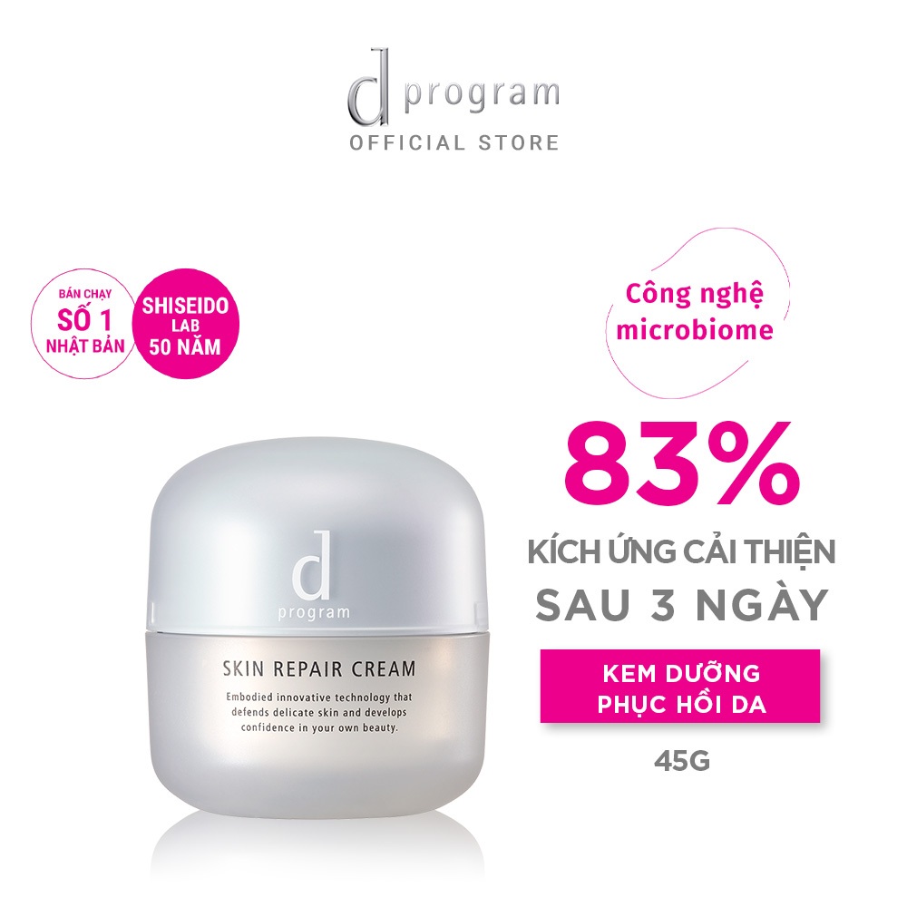 [HB Gift] Kem dưỡng Phục hồi da dProgram Skin Repair Cream 45g - Full size