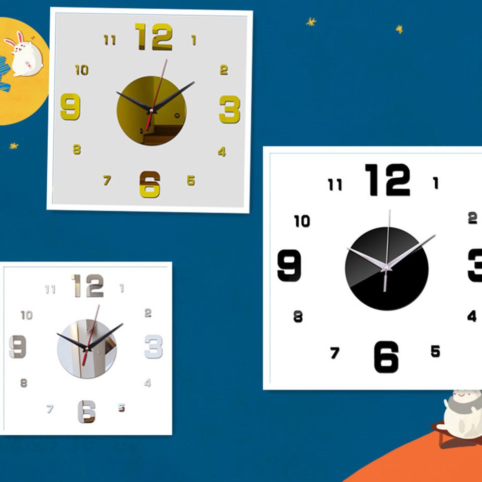 Đồng Hồ Treo Tường Mặt Gương Acrylic # Dey Gz072