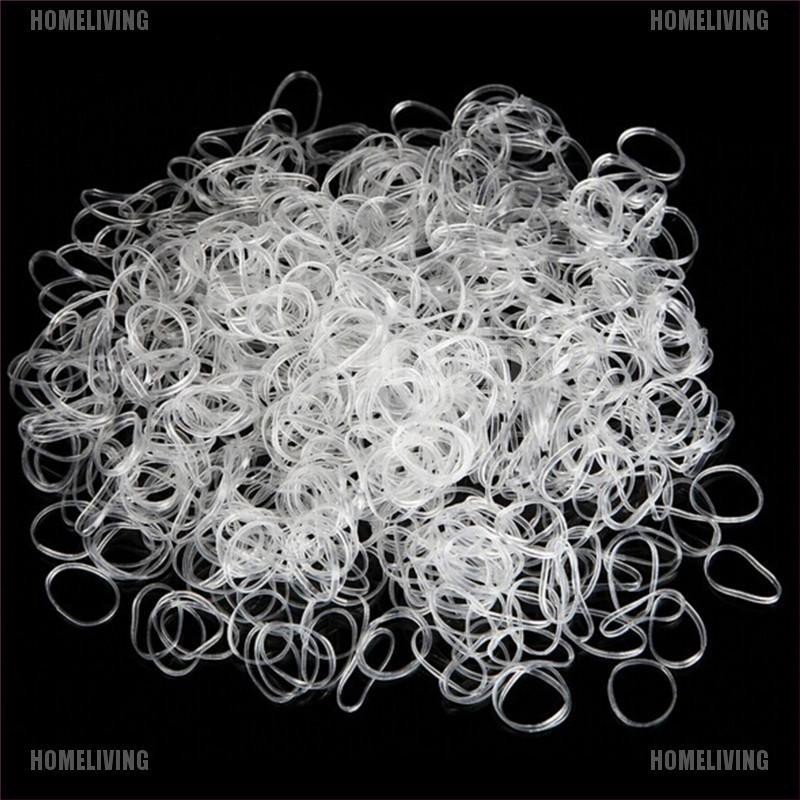 Set 300 Dây Thun Buộc Tóc Nhiều Màu