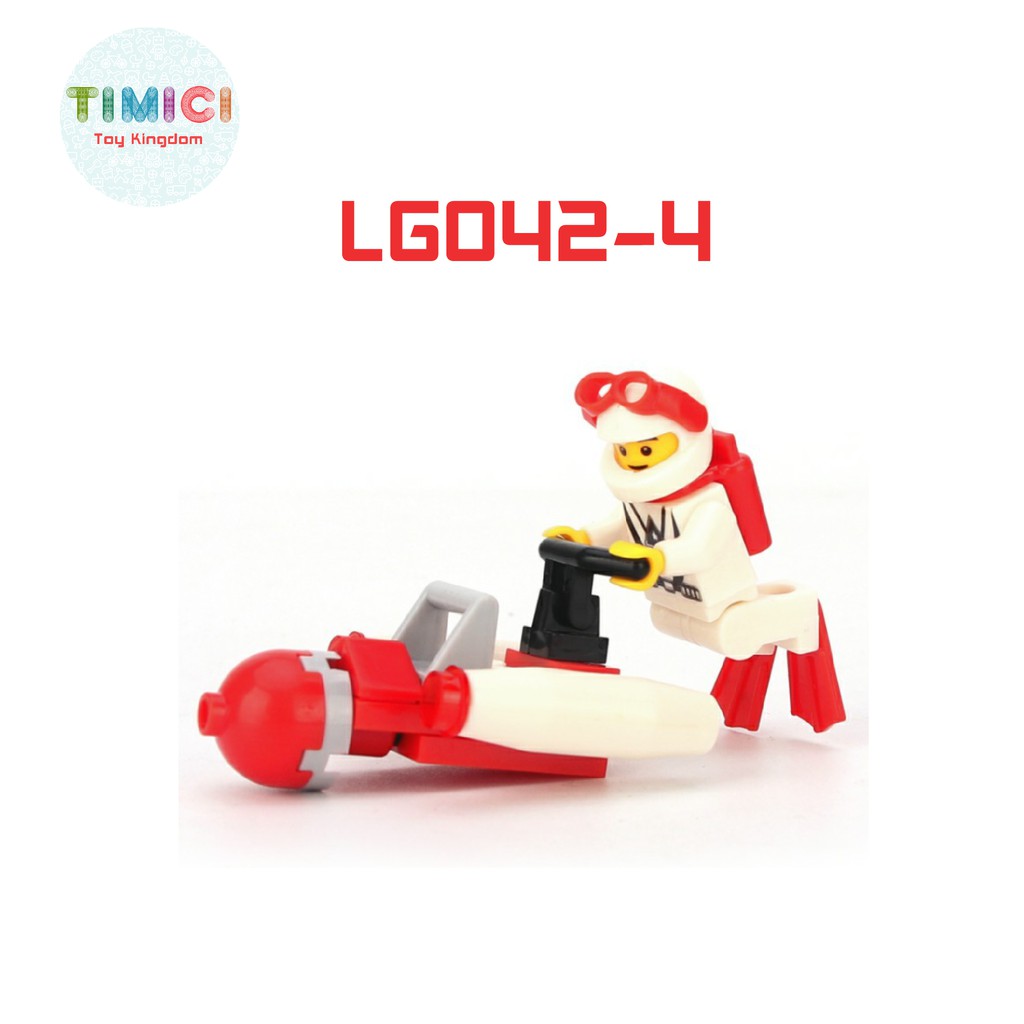 Lego đồ chơi xếp hình mini chiến hạm ô tô phương tiện LG42