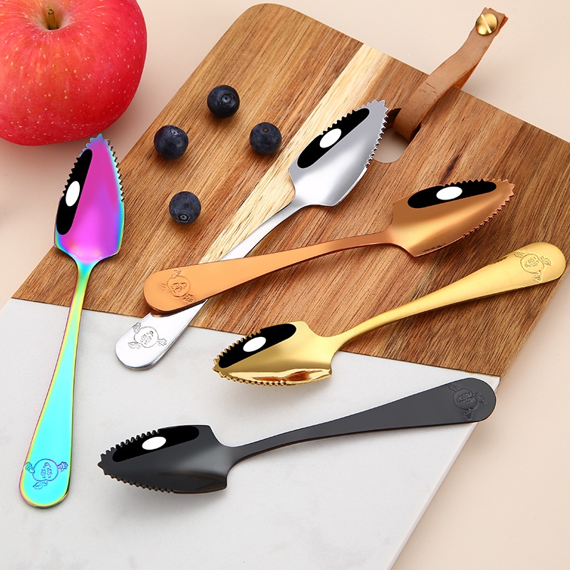 Muỗng Ăn Bằng Thép Không Gỉ Cao Cấp Cho Bé