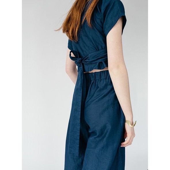 Rập giấy 30041 - Bộ Hanbok hiện đại mix Quần lửng midi