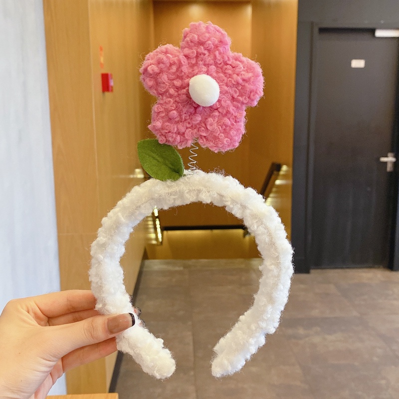 Bờm bông hoa gắn lò xo nhiều màu đáng yêu  Daisy1688