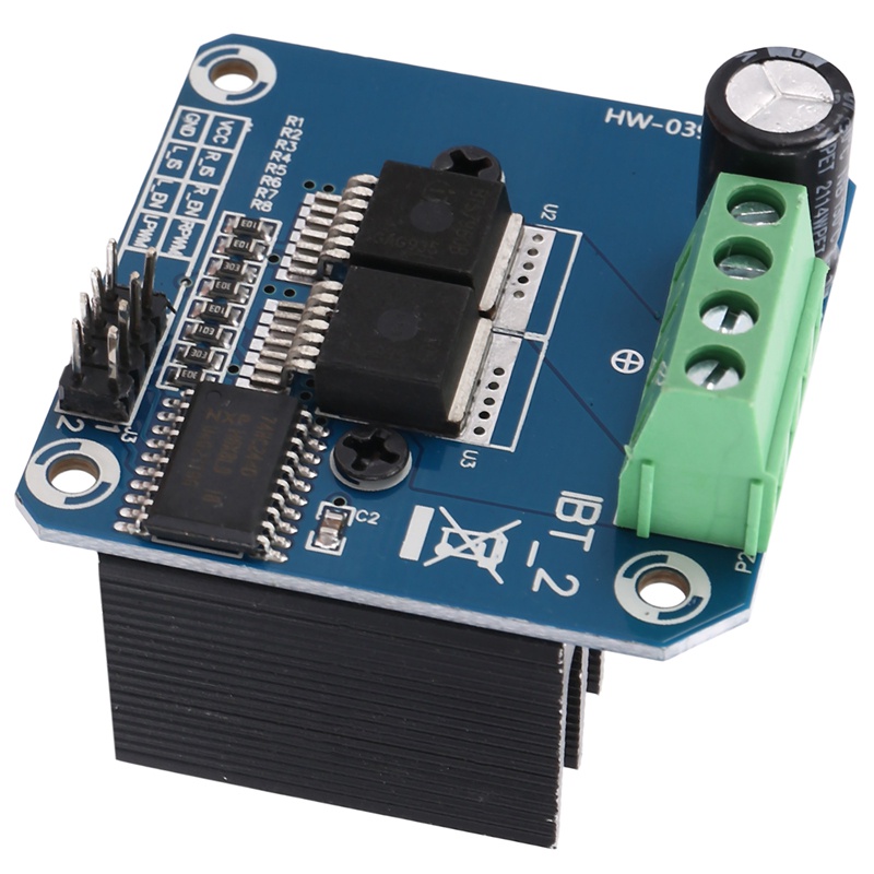 1pc Blue BTS7960 43A Mô-đun điều khiển động cơ công suất cao cầu H Mô-đun chẩn đoán dòng điện trên ô tô