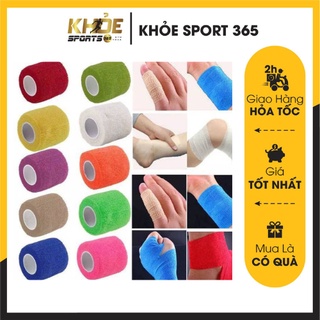 Hình ảnh Băng keo thể thao tự dính quấn cổ tay cổ chân đá bóng y tế chống chấn thương hỗ trợ thi đấu tập luyện _ KhỏeSport365