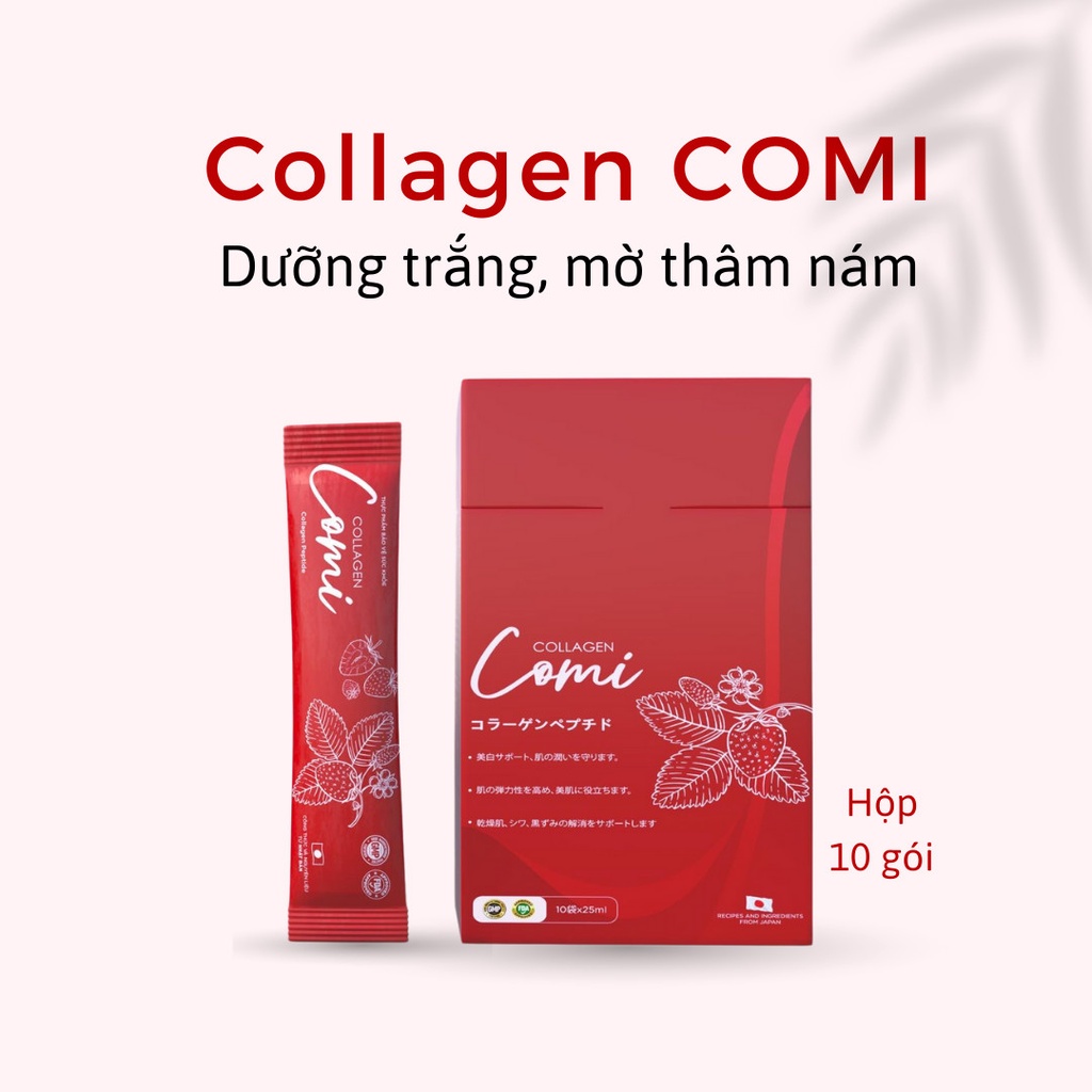 Quà tặng Thực phẩm bảo vệ sức khỏe COLLAGEN Comi - Hộp 10 Gói