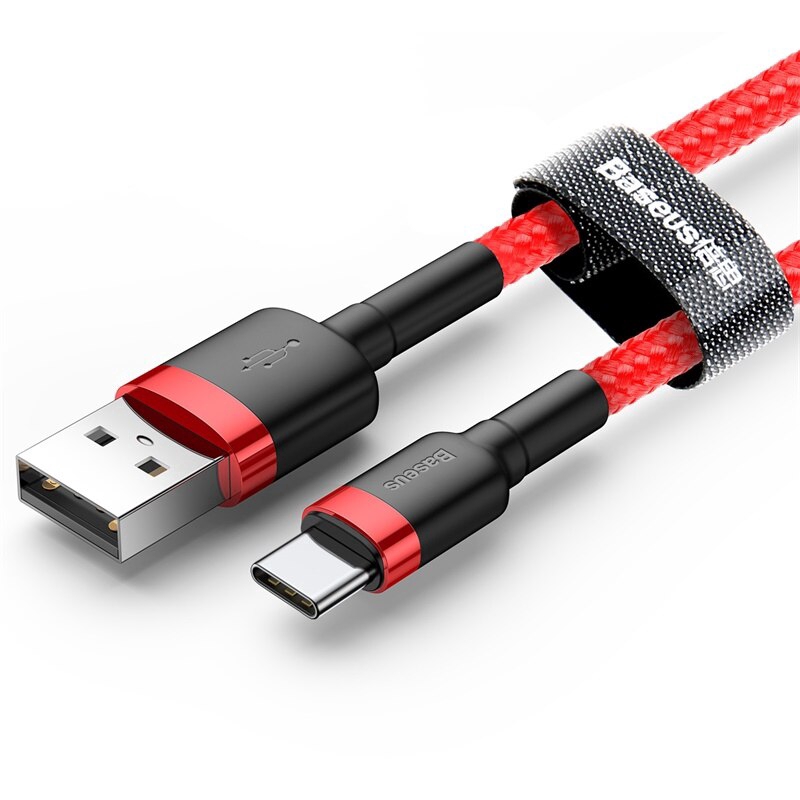 [Baseus] Android Type-C USB Data Cable Fast Charge High-speed Nylon huawei cable