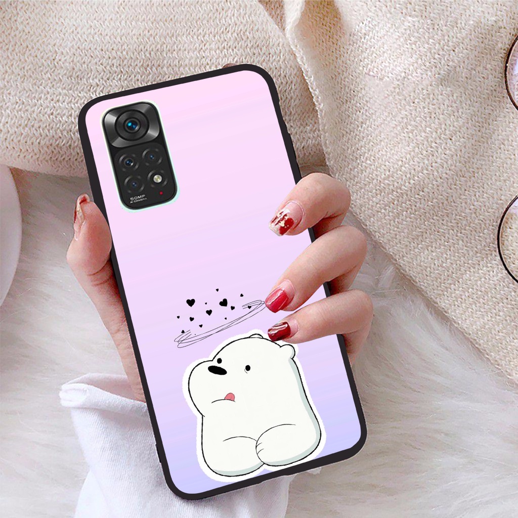 Ốp lưng Xiaomi Redmi Note 11 5G viền dẻo TPU BST Gia Đình Nhà Gấu