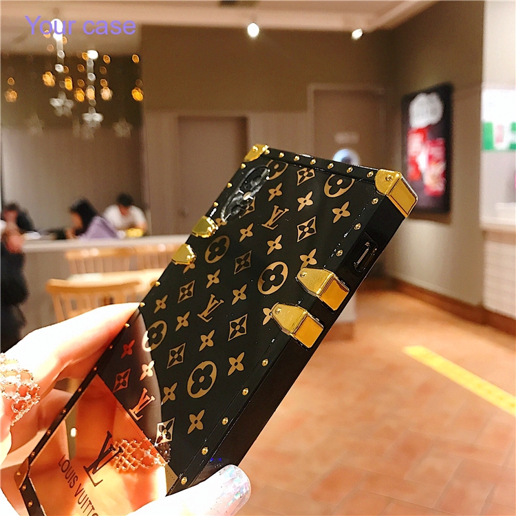 Ốp Điện Thoại Vuông In logo Thương Hiệu Sang Trọng Cho Android s21 FE samsung OP A53 RENO 6z a91 s10 lite a81 a71 a51 s10 5G OP a92 a72 p30lite