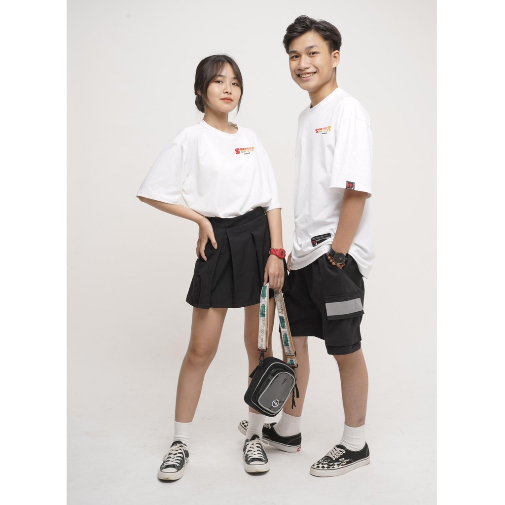 Áo thun Unisex form rộng Phông tay lỡ Nam Nữ Doodli Local Brand Mi Midori | BigBuy360 - bigbuy360.vn