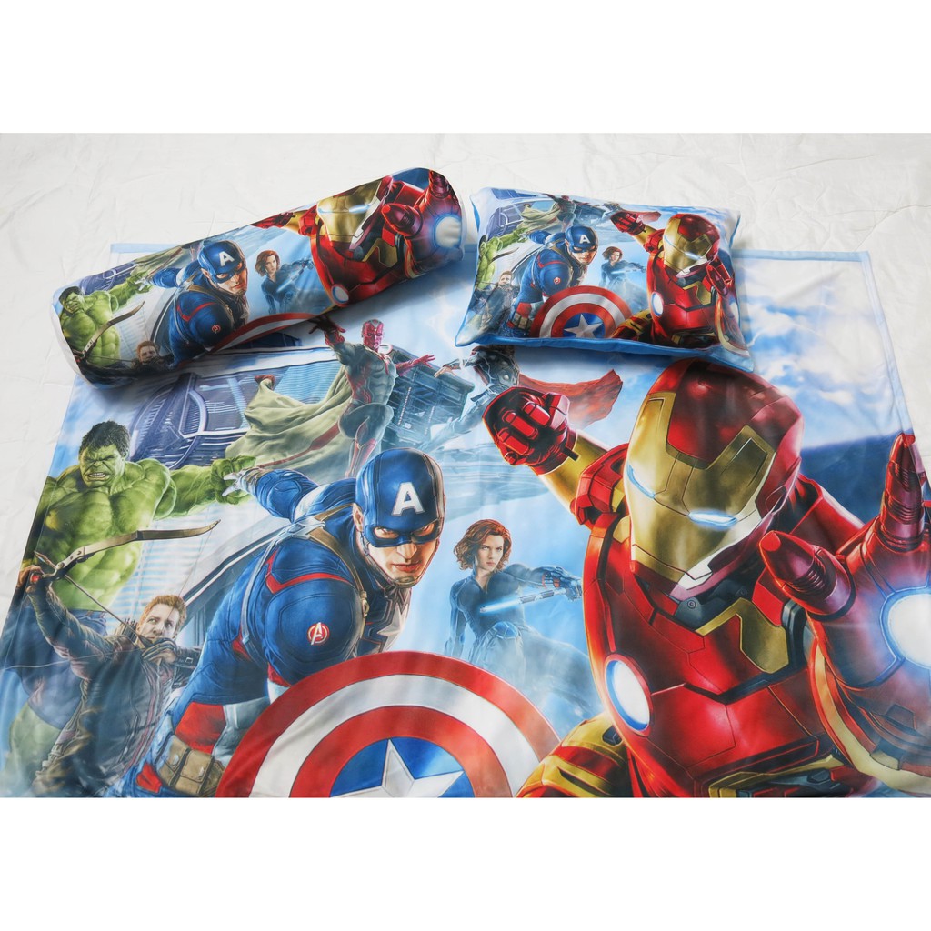 Vỏ gối và chăn Người sắt Ironman