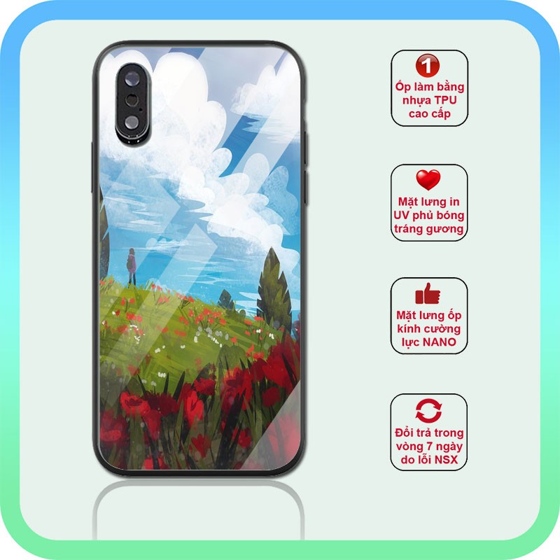 Ốp lưng iphone couple cho cặp đôi phong cảnh tươi đẹp iphone 6s/6/7/8 plus/x/xr/xs max/11 pro max/12 promax Scenery0023