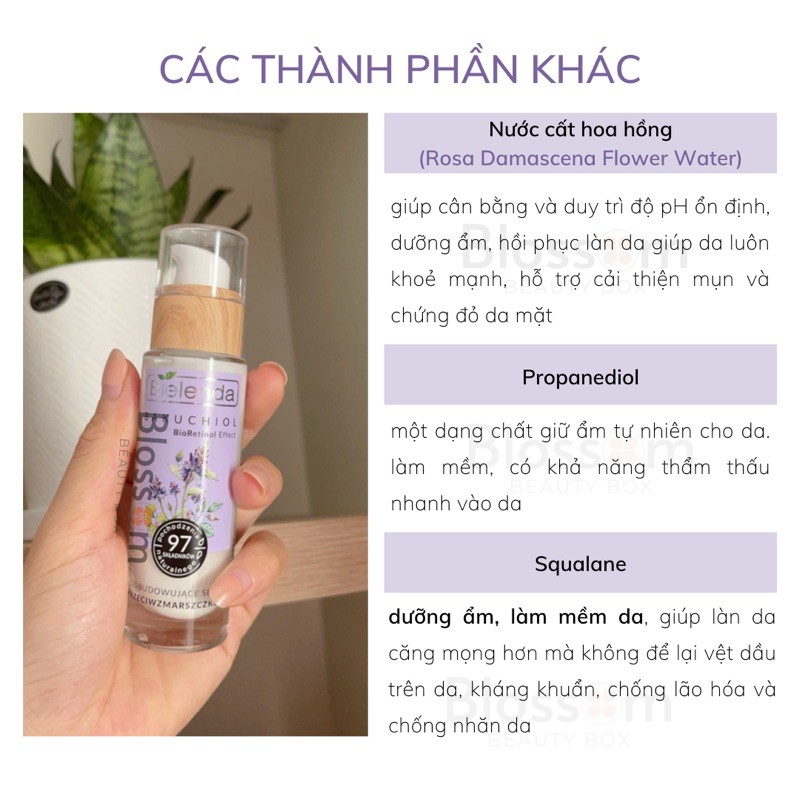 Serum chống lão hoá BAKUCHIOL Bielenda - BIORETINOL 30mL