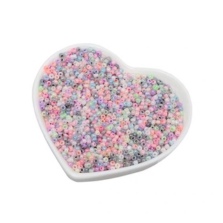 20g hạt cườm bóng pastel màu mix