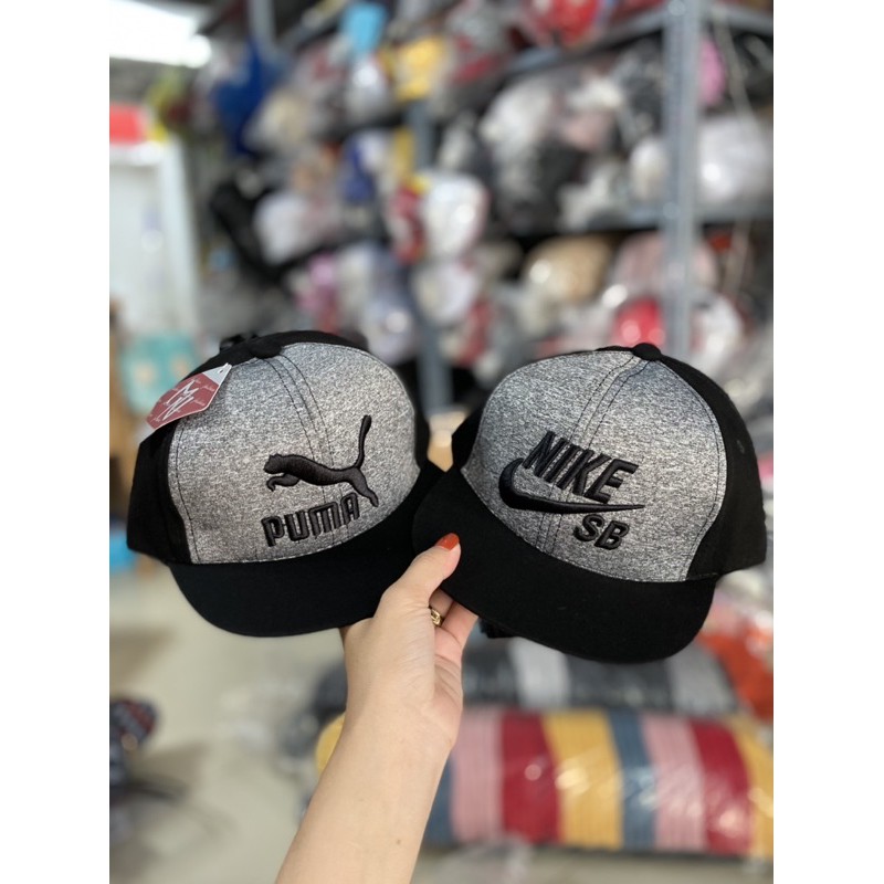 Mũ hiphop thêu logo đẹp cho bé trai bé gái