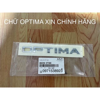 Logo chữ optima dán xe kia optima xịn chính hãng 863102t100 giá rẻ