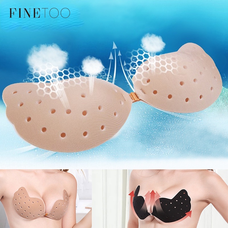 Áo ngực dán FINETOO P135 bằng silicone không dây gài trước có thể tái sử dụng