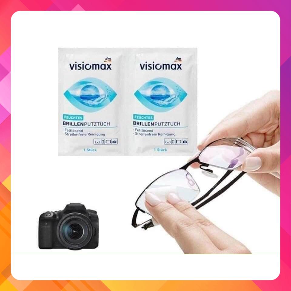 1 Gói Giấy lau kính,lens máy ảnh.màn hình máy tính Visiomax