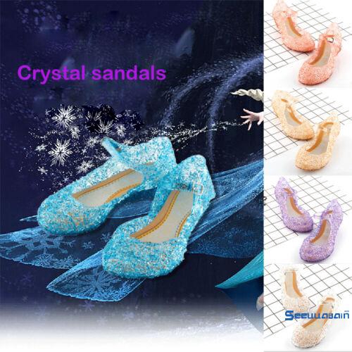 Cute girl crystal princess doll sandals