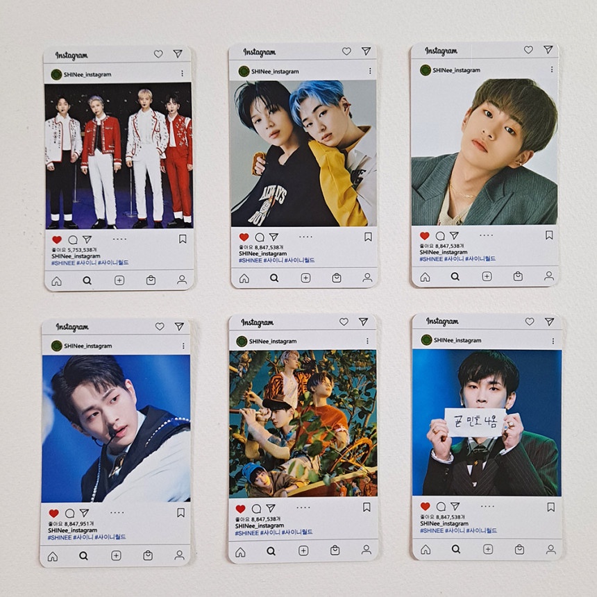 Bộ 60 Thẻ Ảnh SHINee