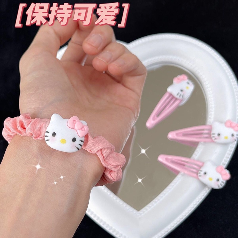 Kẹp Tóc Cỡ Lớn BB Màu Hồng Họa Tiết Hoạt Hình Phong Cách Hàn Quốc Dễ Thương Thời Trang Cho Nữ