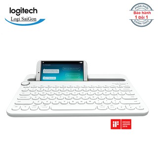 Bàn phím Bluetooth đa thiết bị Logitech K480 [Đen - Trắng]